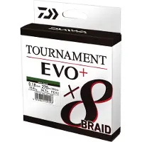 Daiwa Tournament Evo Plus Braided Line 135 M Zwart 0.100 mm
