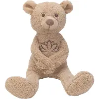 Happy horse Mindful Beer Knuffel 40 cm - Beige - Baby knuffel