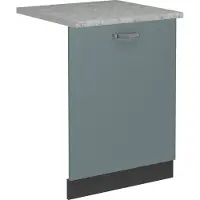 Vicco R-Line Vaatwasserfrontpaneel – 60 cm, WB Marmer Blauw-grijs