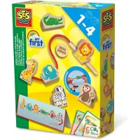 Ses My First Houten dieren kralen rijgen
