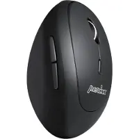 Perixx PERIMICE-819 Ergonomische muis Bluetooth, Radiografisch Optisch Zwart Oplaadbaar