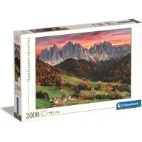 Clementoni - Puzzel - 2000 Stukjes - Val di Funes, Italië - Puzzel Voor Volwassenen - High Quality Collection