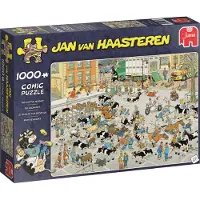 Jumbo Jan Van Haasteren Der Vieh-markt Viehmarkt 1000 Pieces Puzzel
