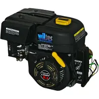 Wiltec LIFAN 168 benzinemotor, 4,8 kW, 6,5 pk, 196 ccm, met oliebadkoppeling, reductietransmissie 2:1 en elektrische starter