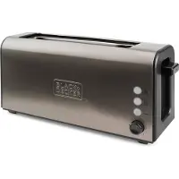 Black & Decker BXTO1000E Broodrooster 1 plak(je), Broodrooster, Zwart