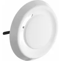 EDM Ontluchtingsrooster 87732, wit, diameter 16,5 cm, afmetingen 125 x 47 mm