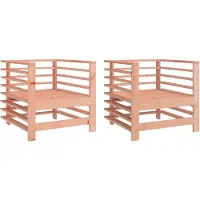 vidaXL Tuinstoelen 2 st massief douglashout