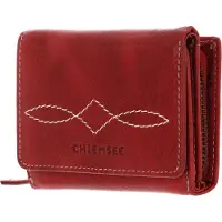 Chiemsee Leren Portemonnee Leather Wallet Red Rood