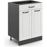 Vicco R-Line Keukenonderkast – 60 cm met lade, zonder werkblad Wit Landhuis