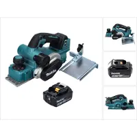 Makita DKP 181 G1 accuschaafmachine 82 mm 18 V borstelloos + 1x accu 6.0 Ah - zonder lader
