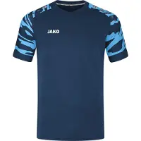 Jako Functioneel shirt blauw / wit