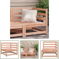 The Living Store Hout - Tuinbank - Tuinhoekbank 70x70x67 cm massief douglashout - Douglashout - Lounge Set - Buitendecoratie