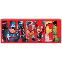 Paladone Marvel Avengers Logo Lamp – Officieel Gelicentieerde Disney Merchandise, 2 Lichtstanden, Decoratief Displaybord voor Marvel-fans, Werkt op USB of Batterijen –
