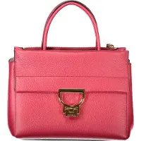 Coccinelle Leren handtas schoudertas Arlettis Handbag Grained Leather Sangria (rood)paars