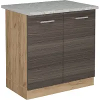 Vicco R-Line Wastafelkast – 80 cm WB Marmer Edel grijs