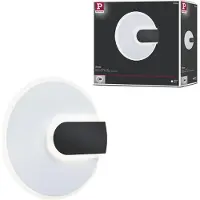 Paulmann 71169 LED-wandlamp LED vast ingebouwd 9 W LED Wit, Zwart