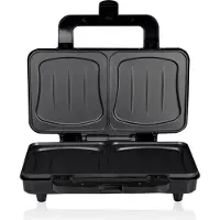 Alpina 871125218206 Sandwich toaster Oververhittingsbeveiliging, Inklapbaar, Anti-aanbaklaag, Controlelampje Zwart