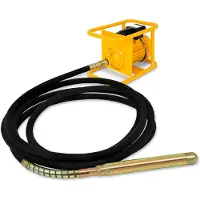Eberth Betonrüttler Elektrisch 3000W 10m slang 60 mm flasche Flexibele as 230V Frame