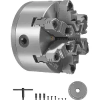 Vevor 6-klauw boorklem 160 mm, zelfcentrerend, met een spanbereik van 3-145 mm, geschikt voor hout, metaal en draaimachines (model HT300)