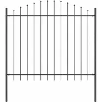 Syfax Tuinhek WOERDEN 170 x 190 cm Gepoedercoat staal Grijs