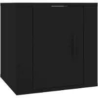 Syfax Tv-wandmeubel 40x34,5x40 cm zwart