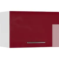 Vicco Fame-Line Badkamerkast – 60 x 40 cm Plat Bordeauxrode hoogglans