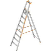 Layher , model 1064, trapsteiger met treden, 8 treden