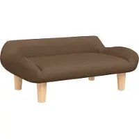 Syfax Hondenmand 70x40x24 cm stof bruin