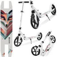 HyperMotion Twee-wielige scooter voor jongvolwassenen - met vering - CITY SWIFT Winter Fox - maximaal 100 kg