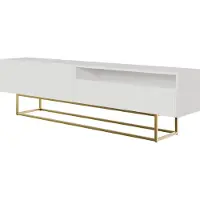 Selsey TV-meubel Vesper | Design spaanplaat wit 175x46x31 cm tv-meubels | NADUVI