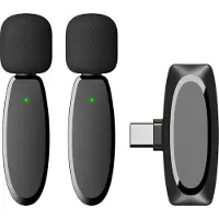 INF Draadloze lavaliermicrofoon / clip-on microfoon voor opname, TikTok, Live Stream