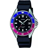 Casio Collection MDV-10-1A2VEF Horloge - Kunststof - Zwart - Ø 36 mm