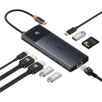 Baseus Metal Glow Serie 2 10-in-1 HUB Docking Station