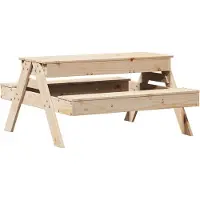 vidaXL Picknicktafel met zandbak voor kinderen