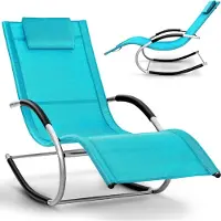 Tillvex Tillvex- schommelstoel turquoise-tuin ligstoel- relax ligstoel- ligstoel schommel- ligstoel camping