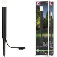 Paulmann Plug & Shine Flarea grondspies lamp 40 cm Flarea, dimbaar, zwart, metaal