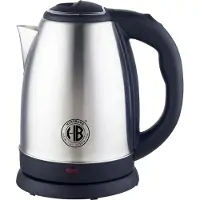 Herzberg HG-5011: RVS waterkoker, zilverkleurig