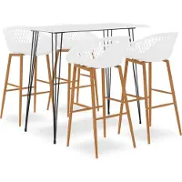 Prolenta Maison Exclusive - Barset, 5-delig, wit