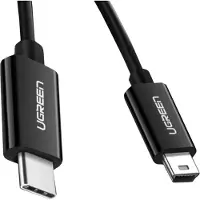 UGREEN - US242 - USB-C - (mannelijk) / mini - USB - (mannelijk) - kabel - 1 - m - zwart
