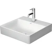 Duravit DuraSquare wastafel zonder kraangat, 50 x 47 cm