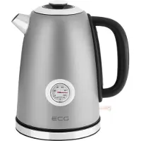 Ecg RK 1700 Magnifica Antraciet | Waterkoker | inhoud 1,7 liter | 1850-2200 W | roestvrijstalen afwerking | temperatuurindicator