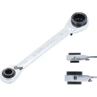 Kraftmann Ratschen-Ringschlüssel 4-in-1 SW 10 x 13 - 17 x 19 mm