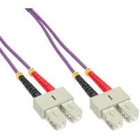 InLine SC Duplex Optical Fiber Patch kabel - Multi Mode OM4 - 10 meter