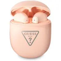 GUESS True Wireless Triangle Logo - TWS Bluetooth In-ear Oordopjes - Roze
