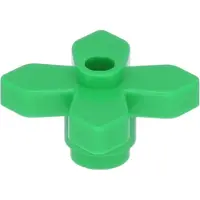 LEGO 2x2 Bloem met 4 blaadjes, lichtgroen - 4727, NIEUW! Aantal: 250 stuks