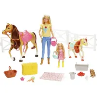 Mattel Barbie speelset paarden en Chelsea