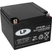 Landport LP12-24 VRLA AGM Loodaccu (12V, 24 Ah, T3 terminal)