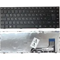T-ProTek DUITS - Zwart toetsenbord, compatibel met Lenovo IdeaPad 100-14IBY, modelnummer 80MH009NGE