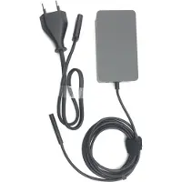 T-ProTek 65W EU-stekker, netvoeding/oplader, compatibel met de MICROSOFT SURFACE PRO 6 tablet