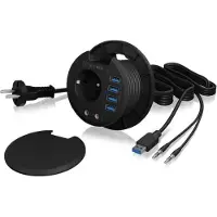 Raidsonic technology IB-HUB1430 - 4-poorts USB 3.2 Gen 1 Desktop Hub